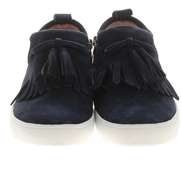 Kate Spade Navy Suede Sneakers - Picture 2 of 12